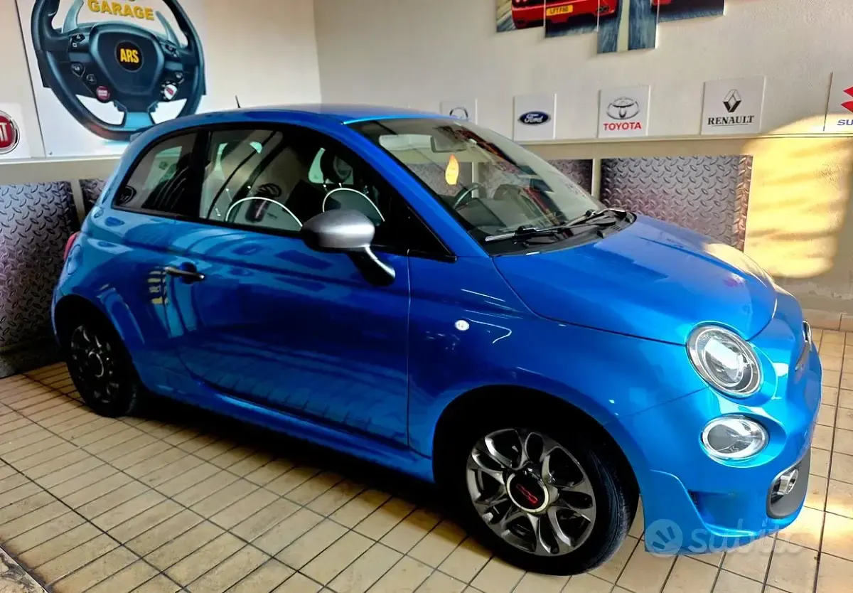 Usata Fiat 500 Sport 69 CV (50 kW) 2019 Bluazzurro Berlina