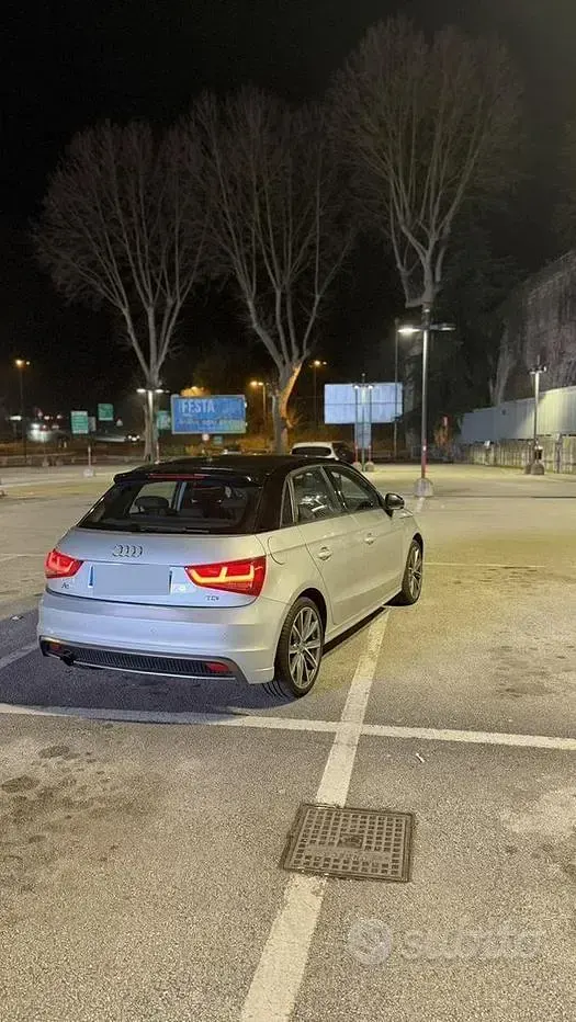 Usata Audi A1 Sportback S-Line 90 CV (66 kW) 2013 Grigio Utilitaria