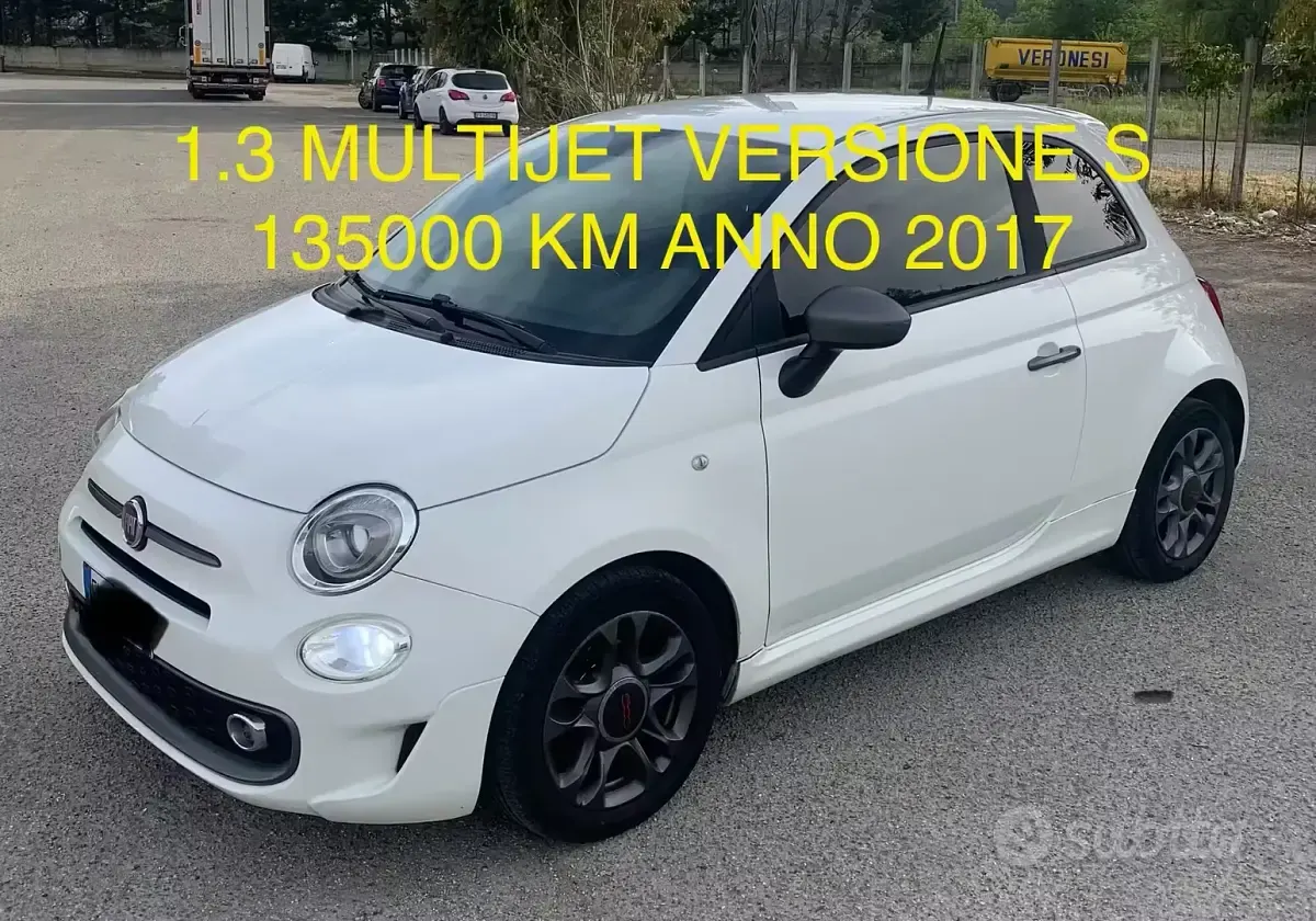 Usata Fiat 500 S 95 CV (69 kW) 2017 Bianco Berlina