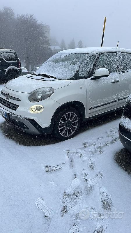 Usata Fiat 500L Cross 95 CV (69 kW) 2017 Bianco Monovolume