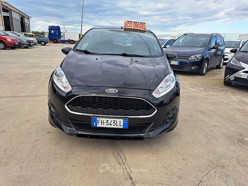 Second-hand Ford Fiesta ST-Line 95 CP (69 kW) 2017 Negru Hatchback