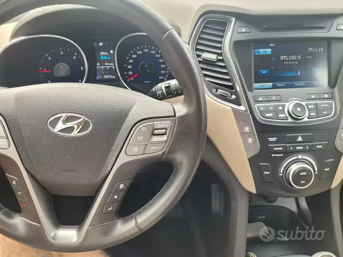 Usata Hyundai Santa Fe 197 CV (144 kW) 2014 Nero SUV