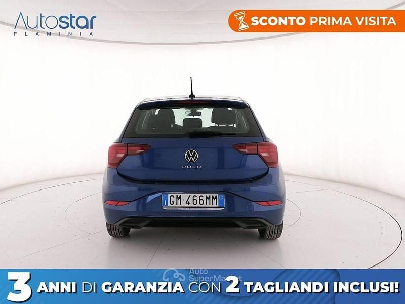 Usata VW Polo Life 95 CV (69 kW) 2023 Blu Berlina