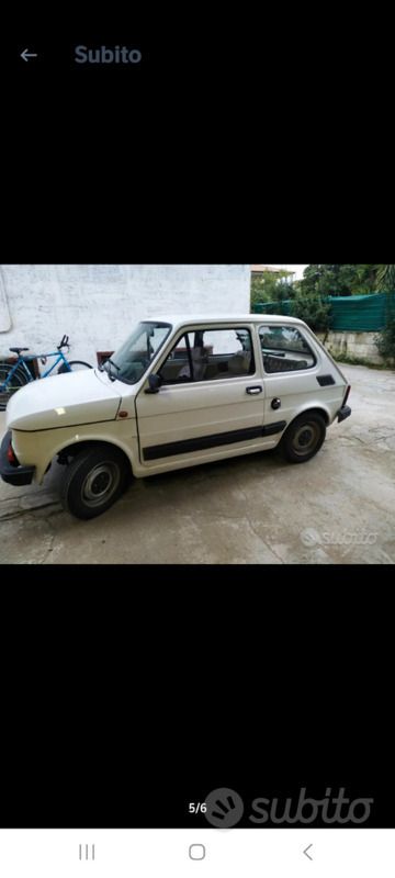 Usata Fiat 126 24 CV (17 kW) 1980 Bianco Utilitaria