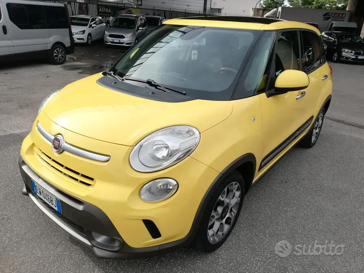 Usata Fiat 500L Trekking 120 CV (88 kW) 2014 Giallo Monovolume