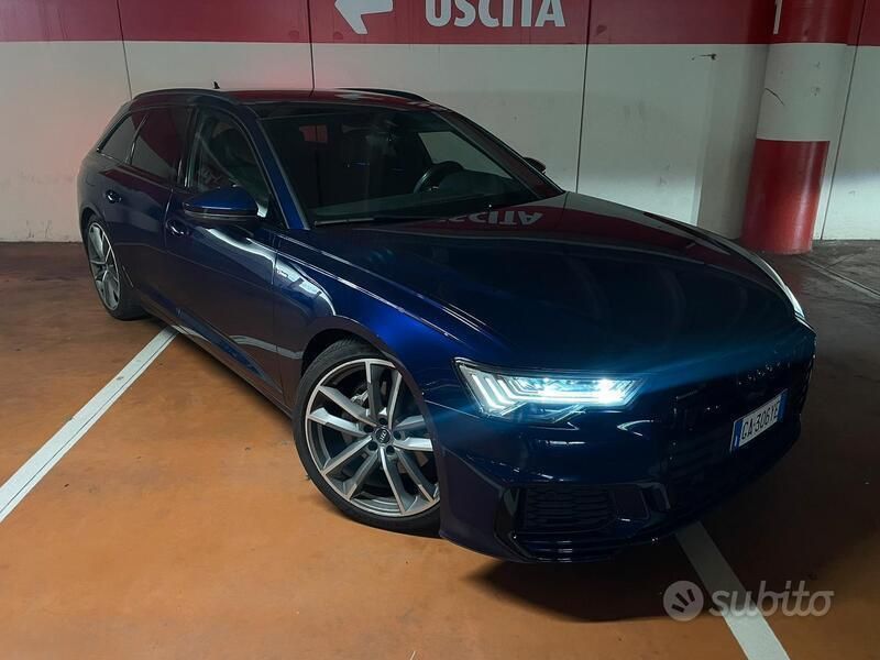Blu/azzurro Usata 2020 Audi A6 S-line plus Station wagon | 38.900 € (Buon prezzo) - Immagine 1/2