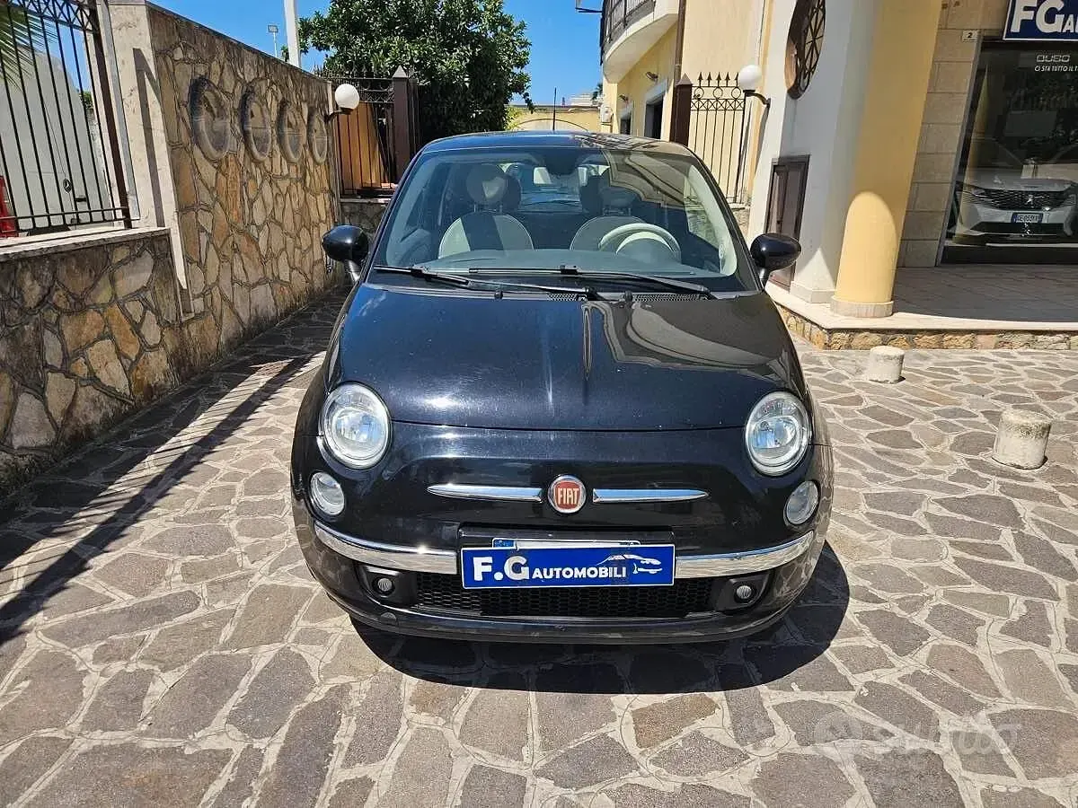 Usata Fiat 500 Lounge 69 CV (50 kW) 2014 Nero Berlina