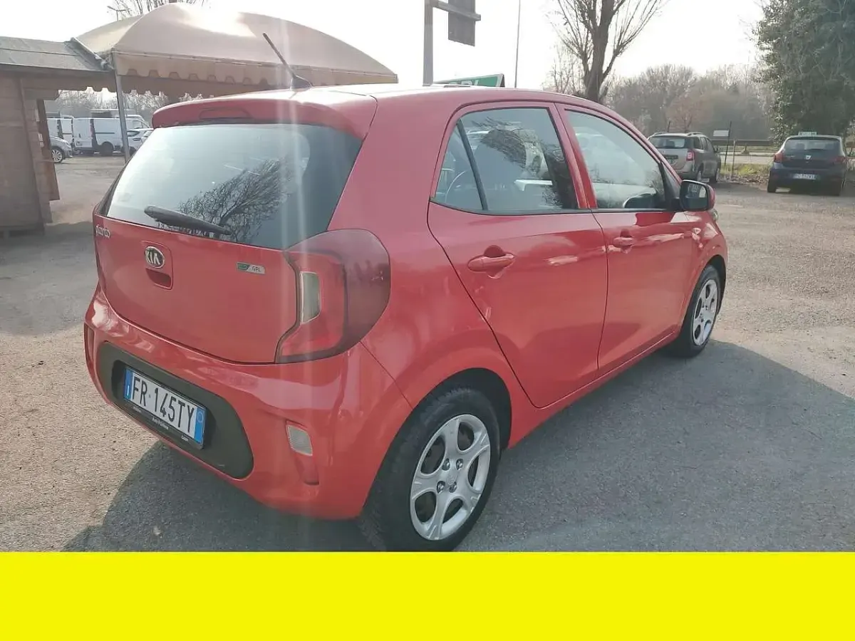 Usata Kia Picanto Active 65 CV (47 kW) 2018 Rosso Utilitaria
