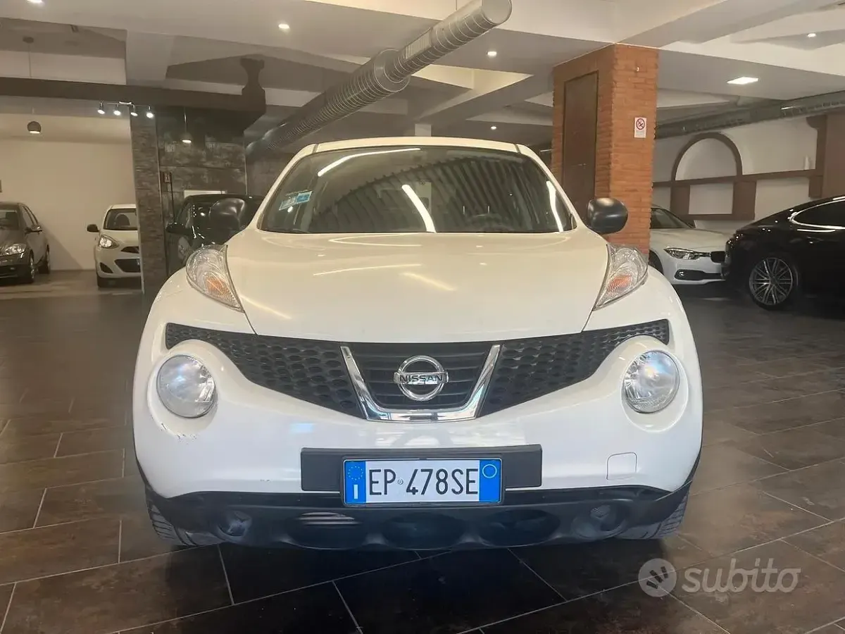 Usata Nissan Juke Visia 110 CV (80 kW) 2012 Bianco SUV
