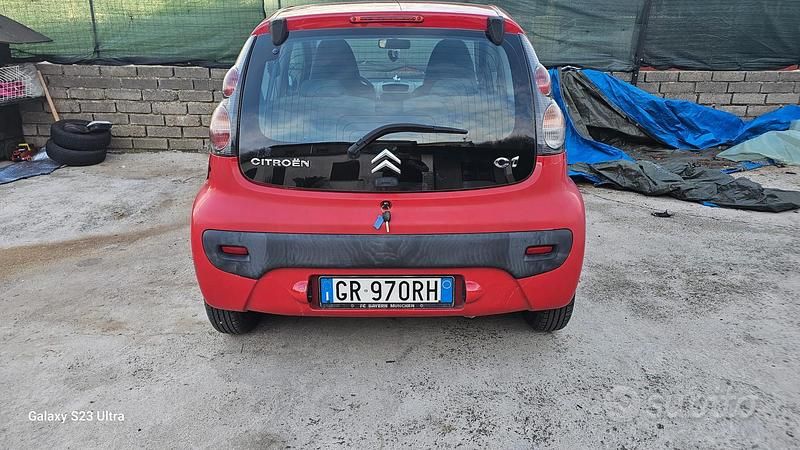Usata Citroën C1 2009 Rosso Utilitaria
