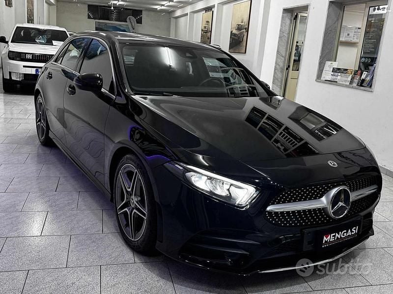 Usata Mercedes A180 Premium 116 CV (85 kW) 2021 Nero Berlina