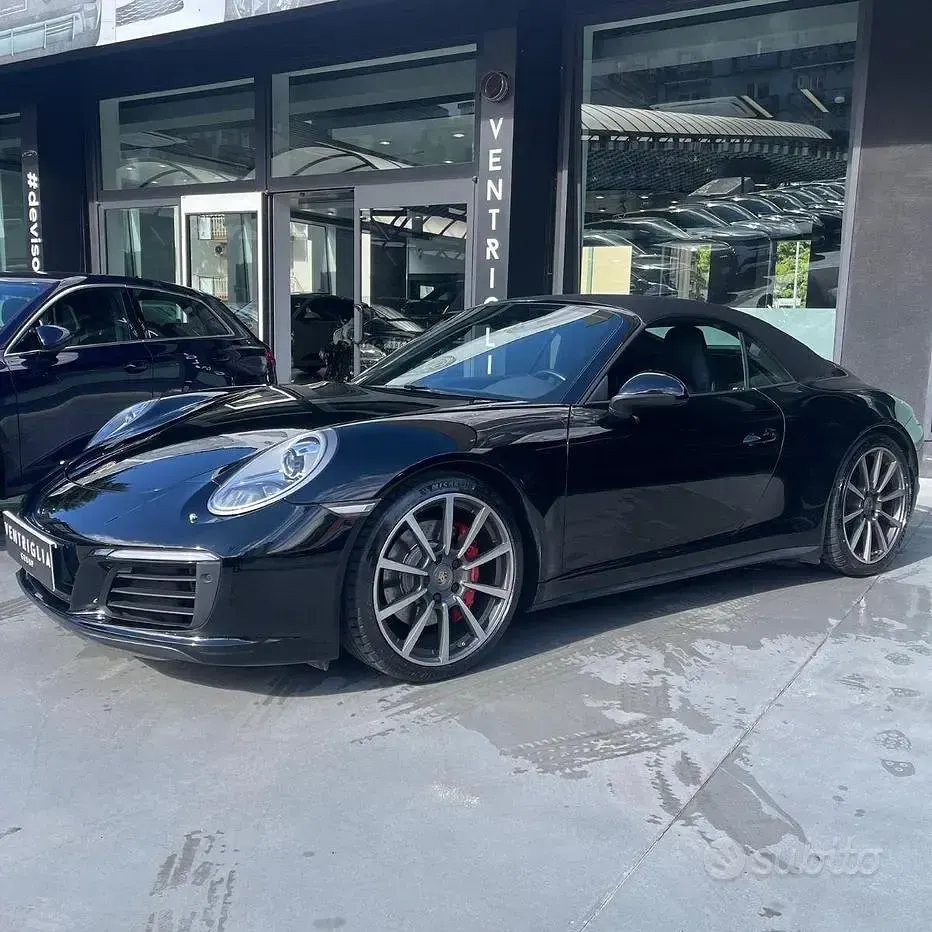 Usata Porsche 991 420 CV (308 kW) 2017 Nero Cabrio