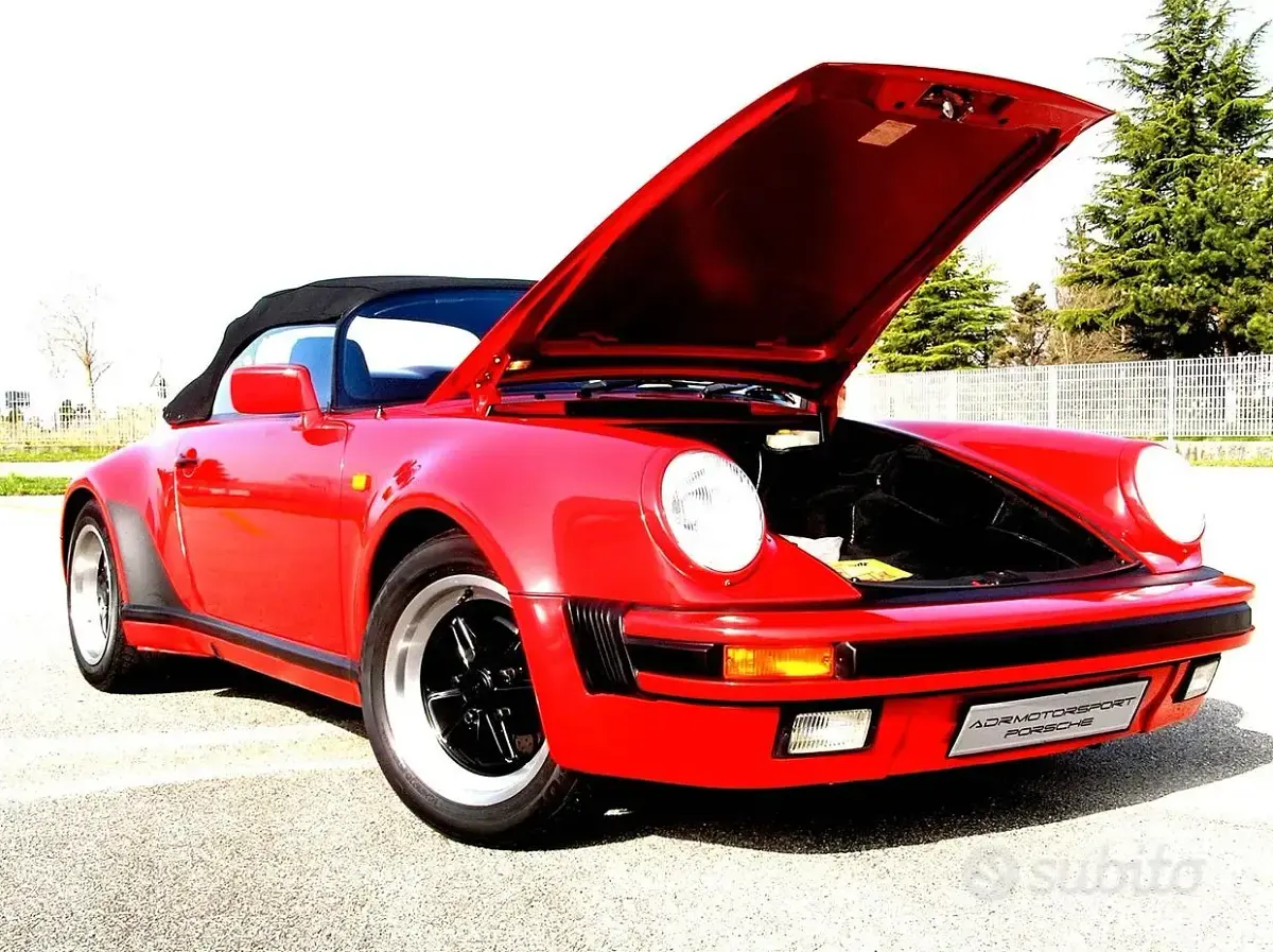 Usata Porsche 964 231 CV (169 kW) 1989 Rosso Cabrio