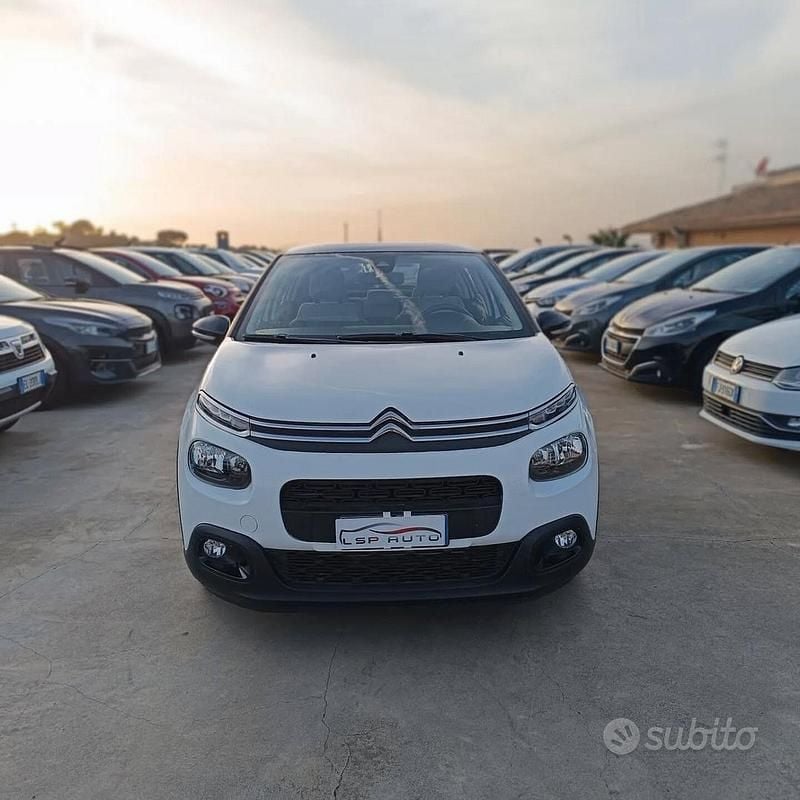 Usata Citroën C3 82 CV (60 kW) 2018 Bianco Utilitaria