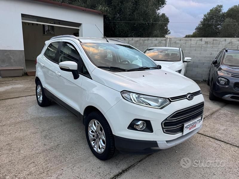 Bianco Usata 2014 Ford Ecosport Titanium SUV | 7499 € (Buon prezzo) - Immagine 1/4