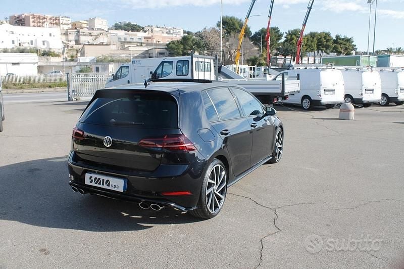Usata VW Golf VII R 309 CV (227 kW) 2018 Nero Berlina
