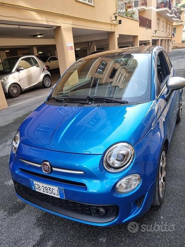 Usata Fiat 500 Lounge 69 CV (50 kW) 2020 Blu Utilitaria