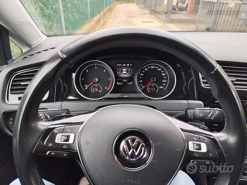 Usata VW Golf VII 150 CV (110 kW) 2017 Nero Berlina