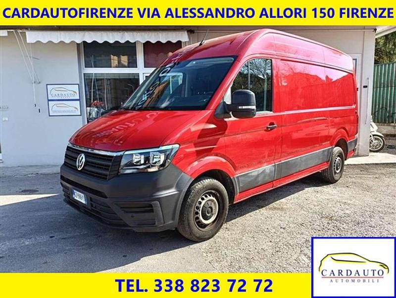 Usata VW Crafter 140 CV (102 kW) 2021 Rosso Furgone