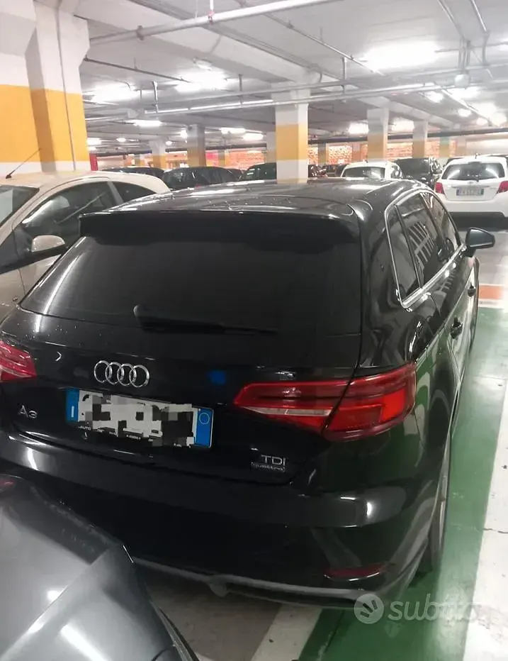Usata Audi A3 150 CV (110 kW) 2018 Nero Berlina