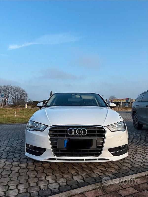 Usata Audi A3 110 CV (80 kW) 2015 Bianco Berlina