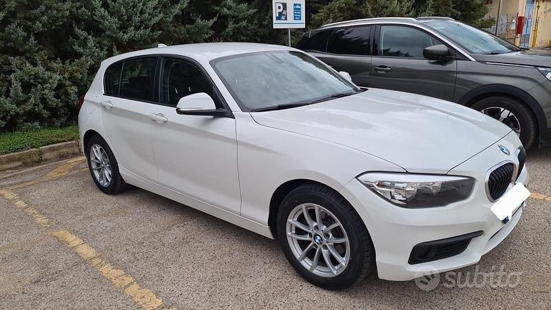Usata BMW 116 2018 Bianco Utilitaria
