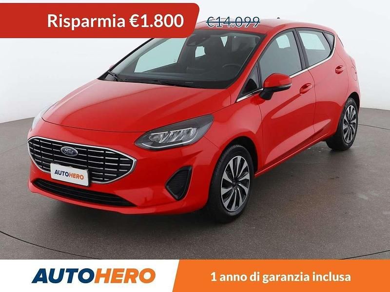Rosso Usata 2022 Ford Fiesta Titanium Due volumi | 12.299 € (Ottimo prezzo) - Immagine 1/4