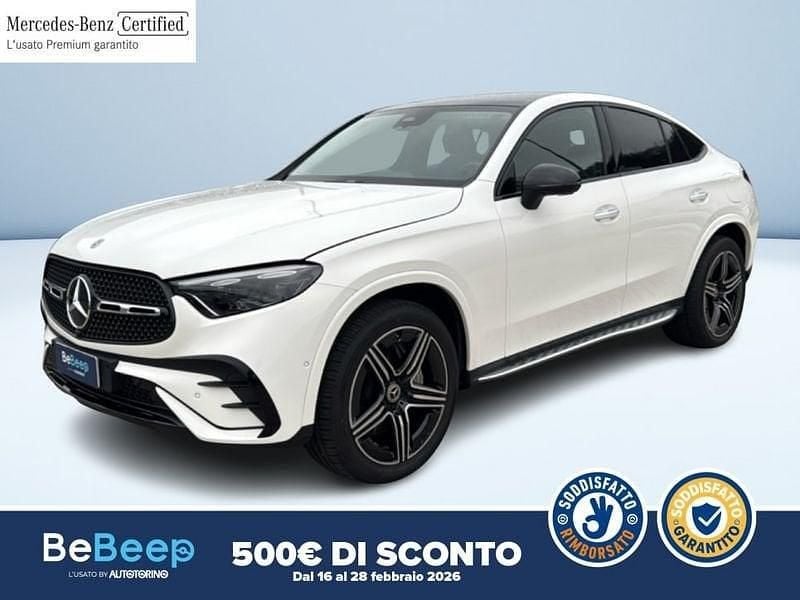 Usata Mercedes GLC300 AMG Line Premium Plus 333 CV (244 kW) 2024 Bianco pastello Coupé