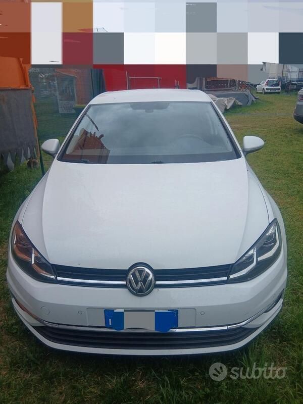 Usata VW Golf VII 115 CV (84 kW) 2018 Bianco Utilitaria