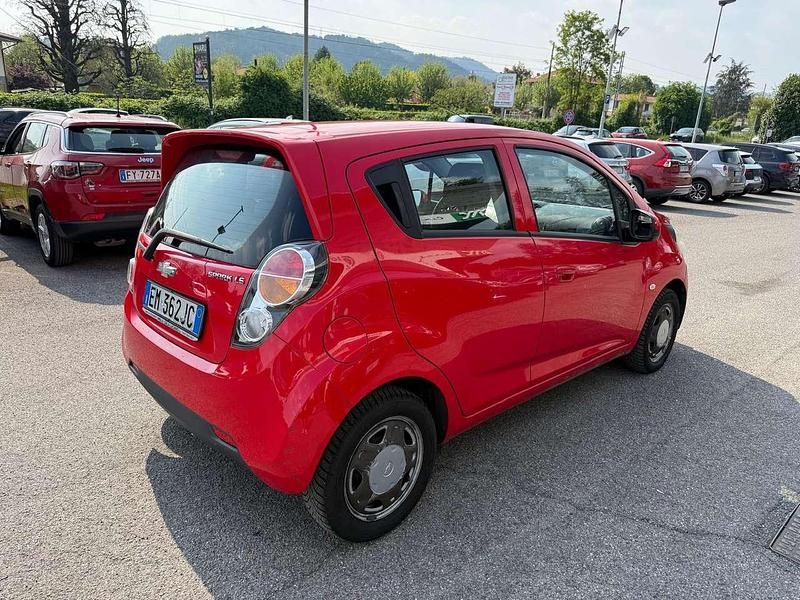 Usata Chevrolet Spark LS 68 CV (50 kW) 2012 Rosso Utilitaria