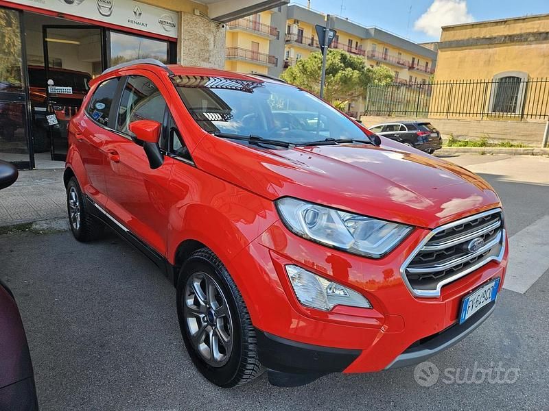 Usata Ford Ecosport Titanium 100 CV (73 kW) 2019 Rosso SUV