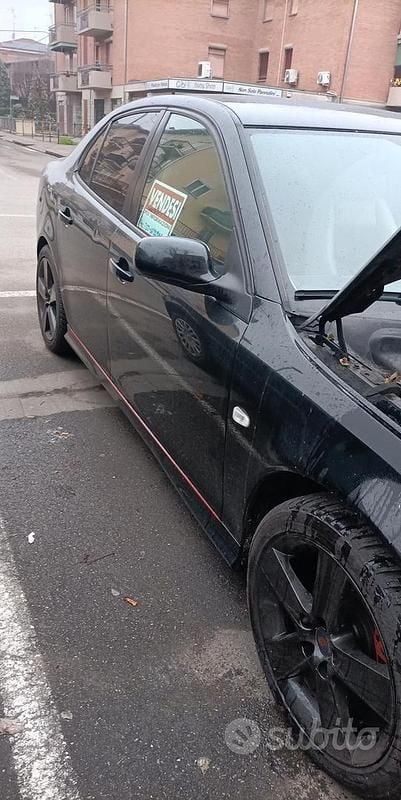 Usata Saab 9-3 150 CV (110 kW) 2007 Nero Berlina