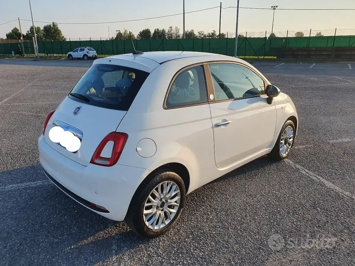 Usata Fiat 500 Mirror 69 CV (50 kW) 2017 Bianco Utilitaria