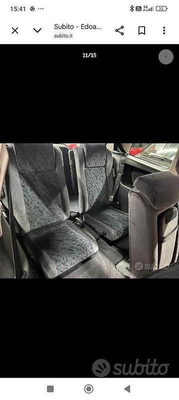 Usata Opel Zafira 2000 Grigio Monovolume