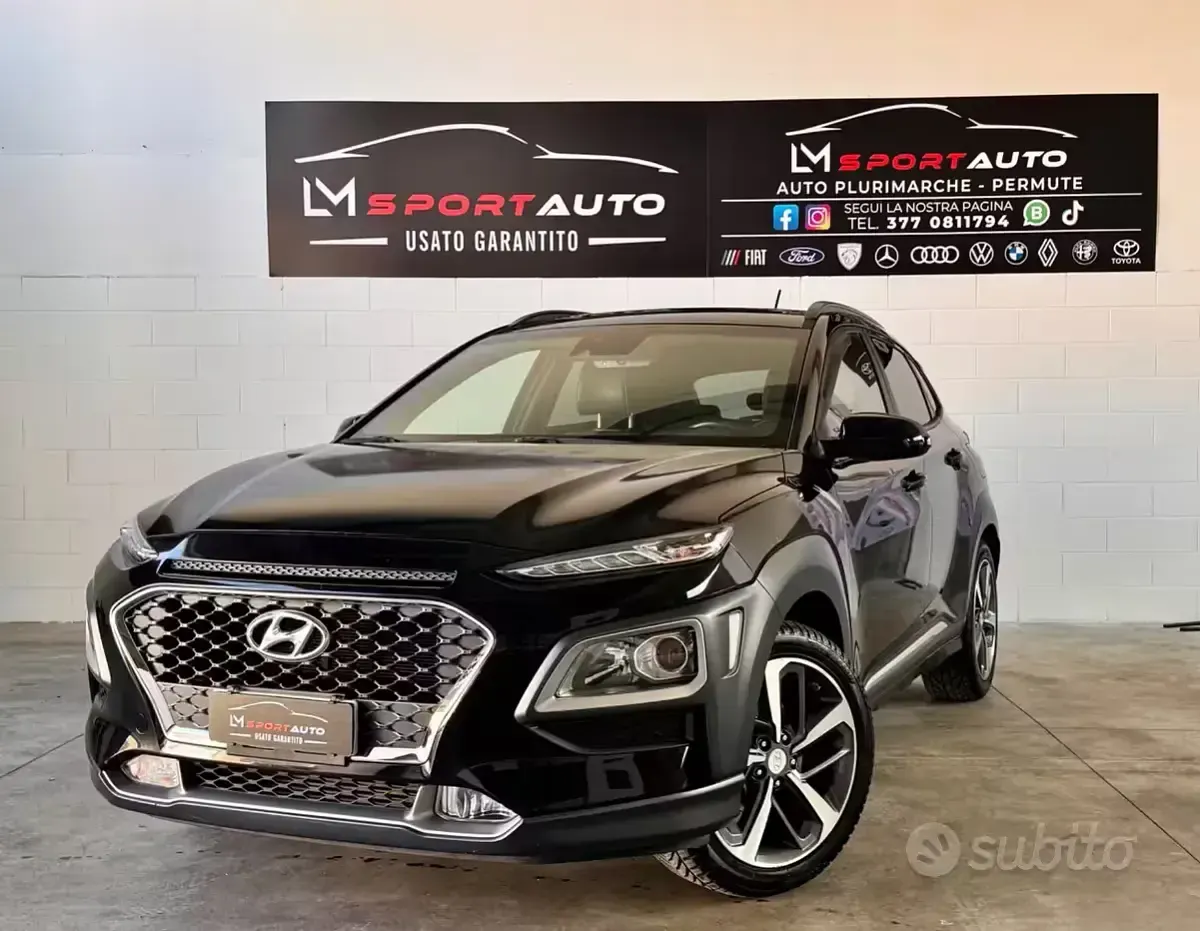 Usata Hyundai Kona 120 CV (88 kW) 2019 Nero SUV