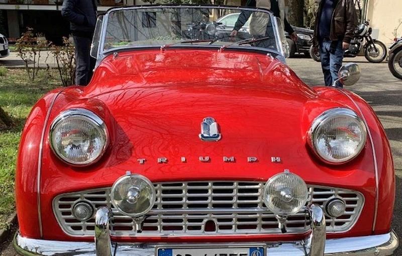 Usata Triumph TR3 101 CV (74 kW) 1960 Rosso Cabrio