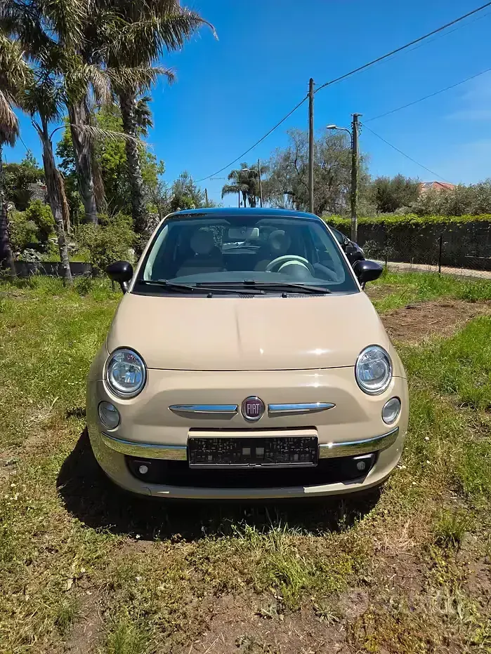 Usata Fiat 500 69 CV (50 kW) 2014 Beige Berlina