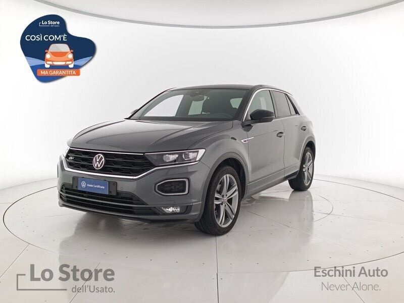 Indium grey metallizzato nero Usata 2022 VW T-Roc Advance SUV | 25.000 € (Buon prezzo) - Immagine 1/4