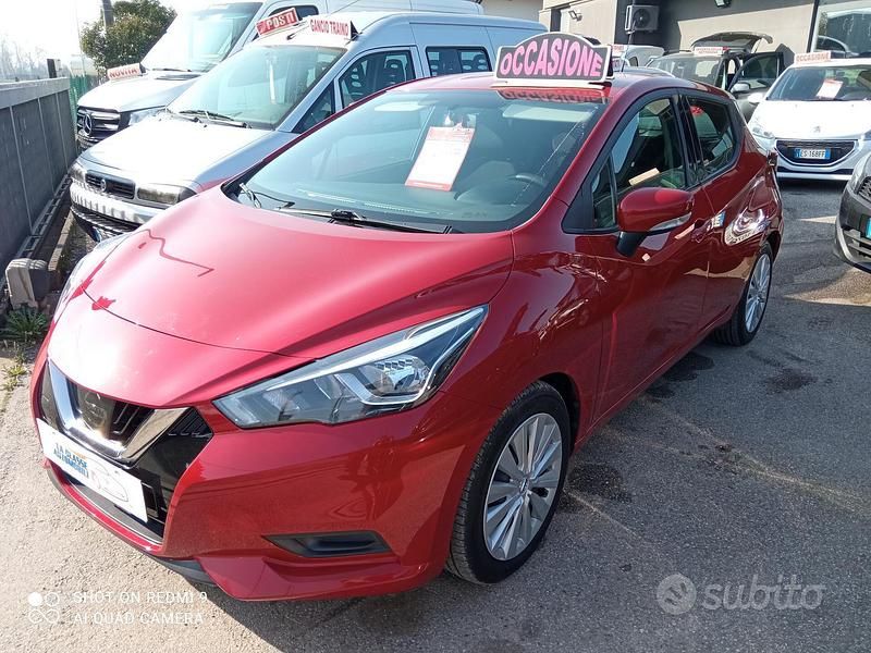 Usata Nissan Micra Acenta 71 CV (52 kW) 2018 Rosso Utilitaria
