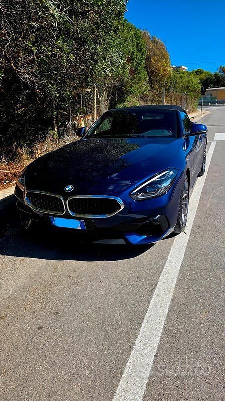 Usata BMW Z4 Sport Line 197 CV (144 kW) 2022 Blu Cabrio