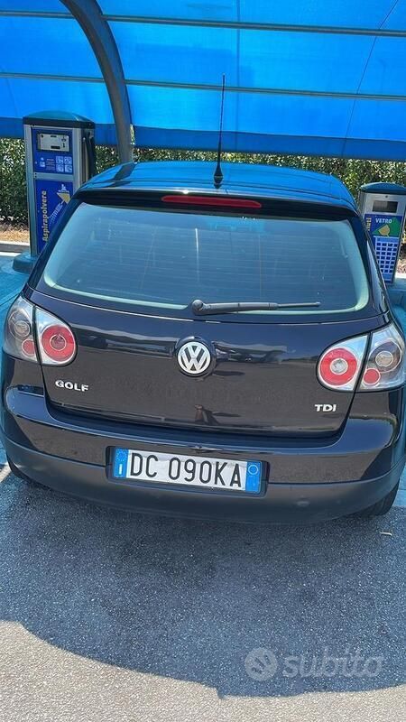 Usata VW Golf V 105 CV (77 kW) 2007 Nero Berlina