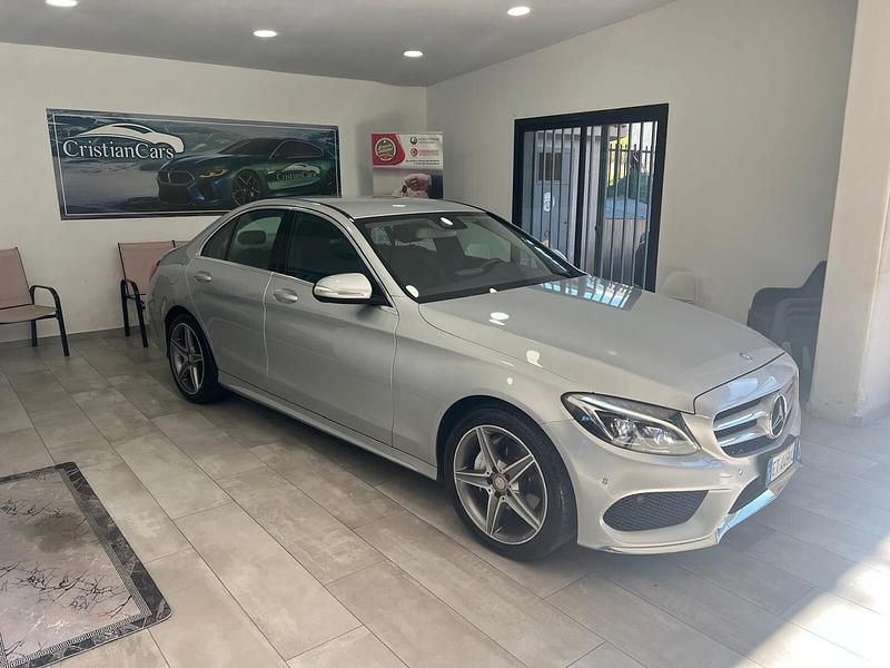 Usata Mercedes C220 Premium 170 CV (125 kW) 2014 Argento Berlina