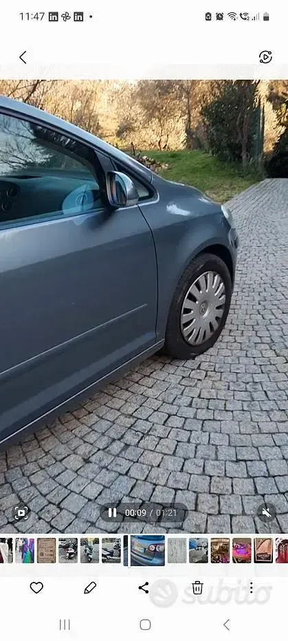 Usata VW Golf Plus 2007 Grigio Monovolume