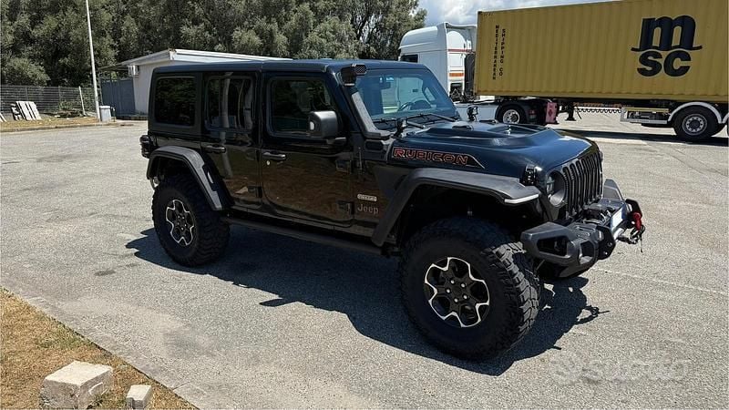 Usata Jeep Wrangler Rubicon 200 CV (147 kW) 2021 Nero SUV