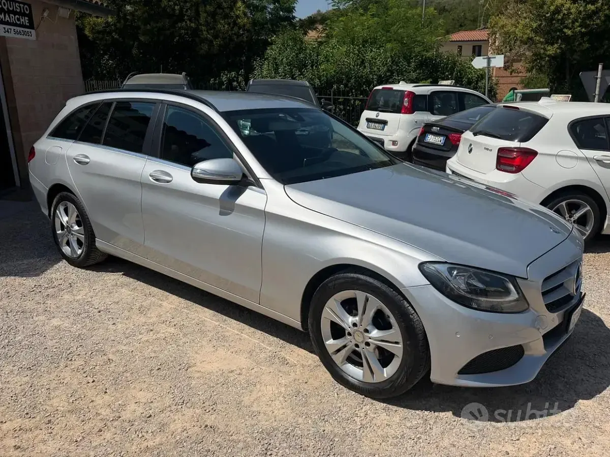 Usata Mercedes C220 Premium 170 CV (125 kW) 2015 Grigio Station wagon