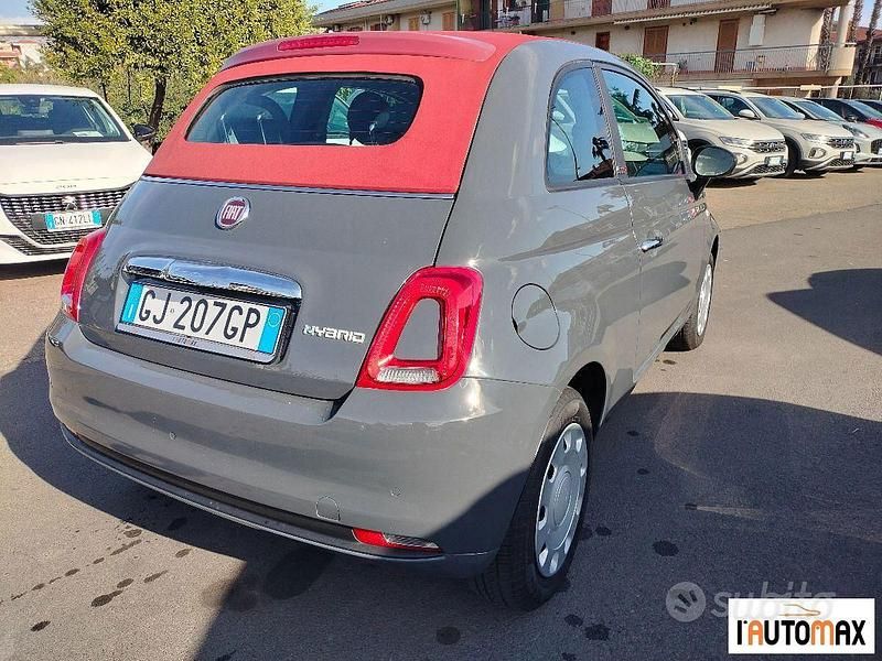 Usata Fiat 500C 69 CV (50 kW) 2022 Grigio Cabrio