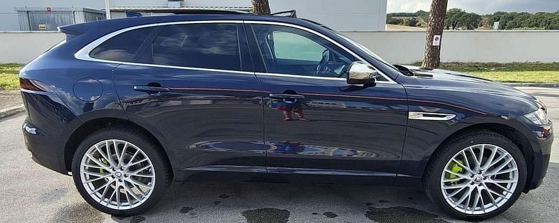 Usata Jaguar F-Pace S 300 CV (220 kW) 2017 Blu/azzurro SUV