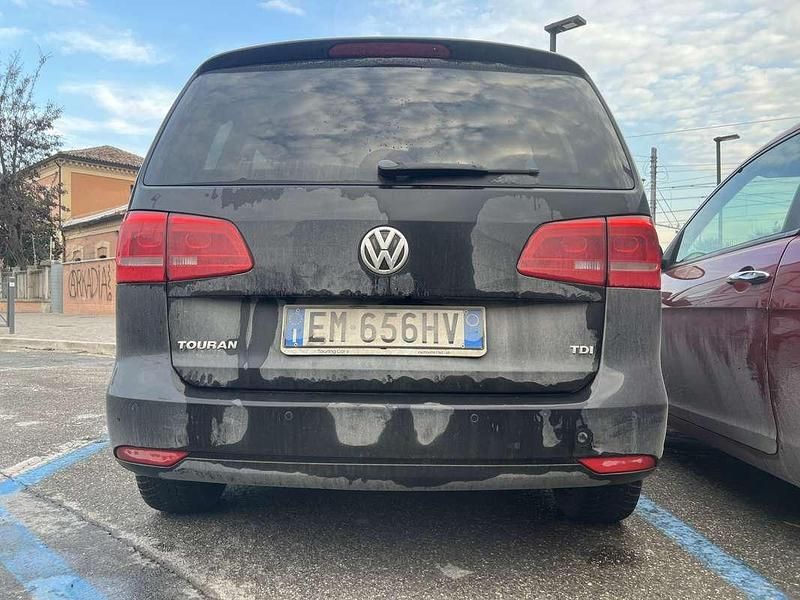Usata VW Touran Comfortline 105 CV (77 kW) 2012 Nero Monovolume