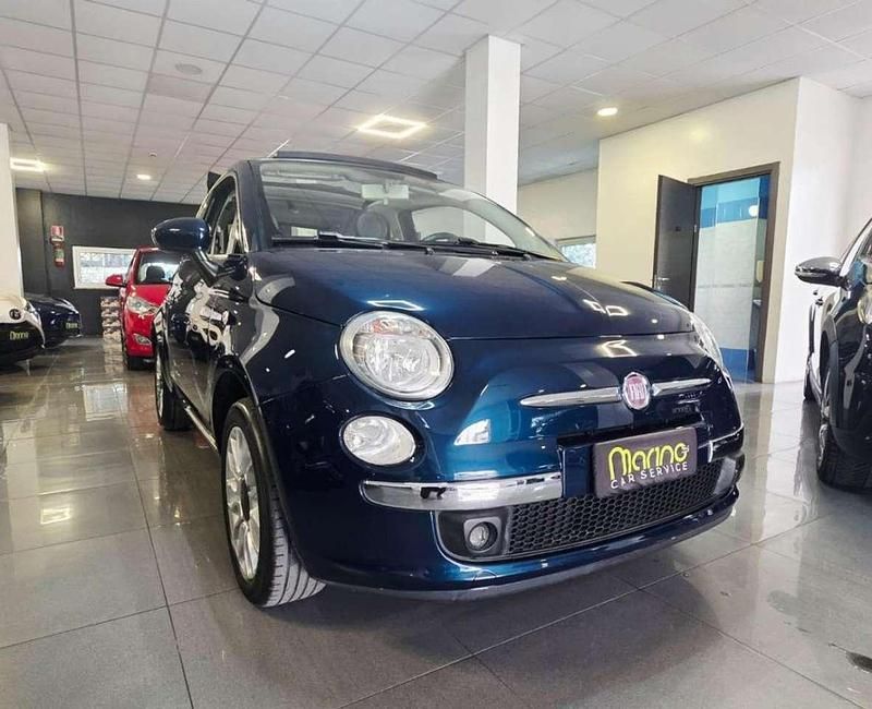 Usata Fiat 500C Lounge 69 CV (50 kW) 2013 Blu Cabrio