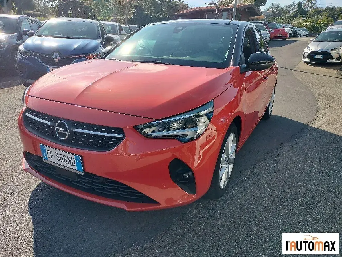 Usata Opel Corsa Edition 101 CV (74 kW) 2021 Arancione Berlina